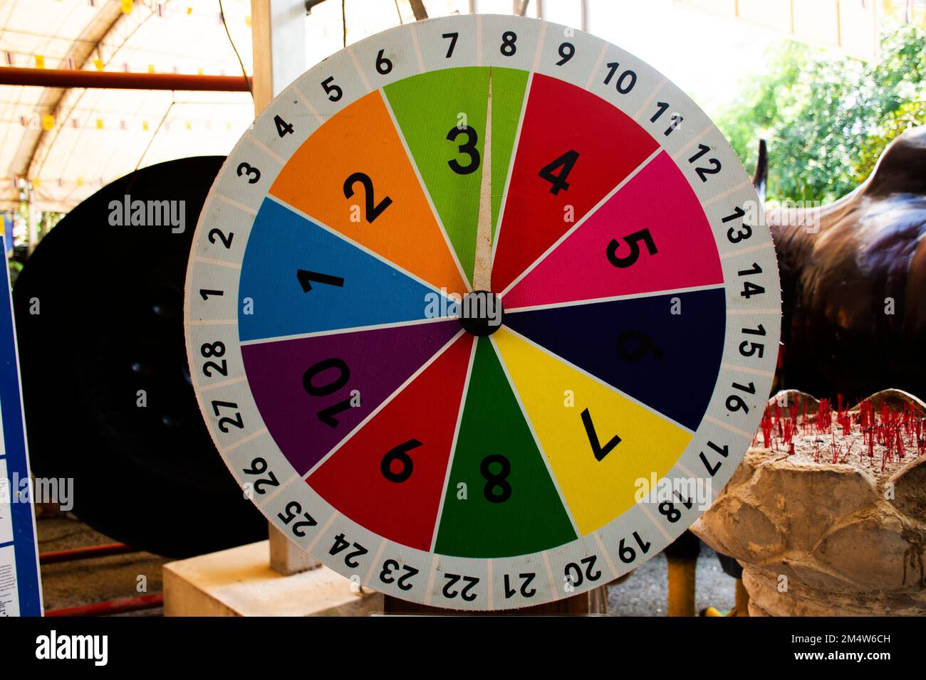 Lucky numbers wheel of fortune game for thai people travelers travel