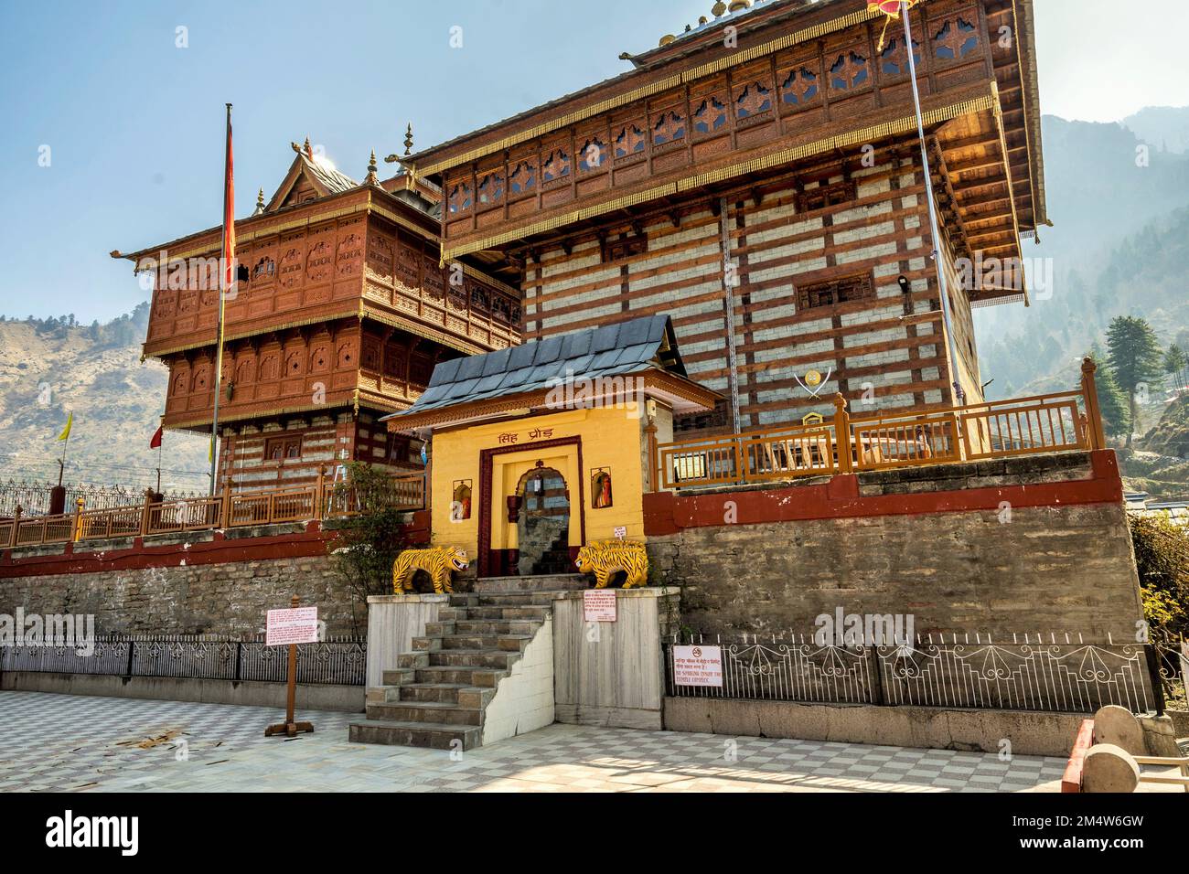 Bhimakali Temple, Sarahan, Kinnaur gateway, Sirmaur district, Himachal Pradesh, India Stock Photo