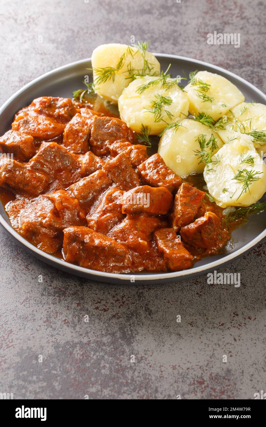 Wiener saftgulasch hi-res stock photography and images - Alamy