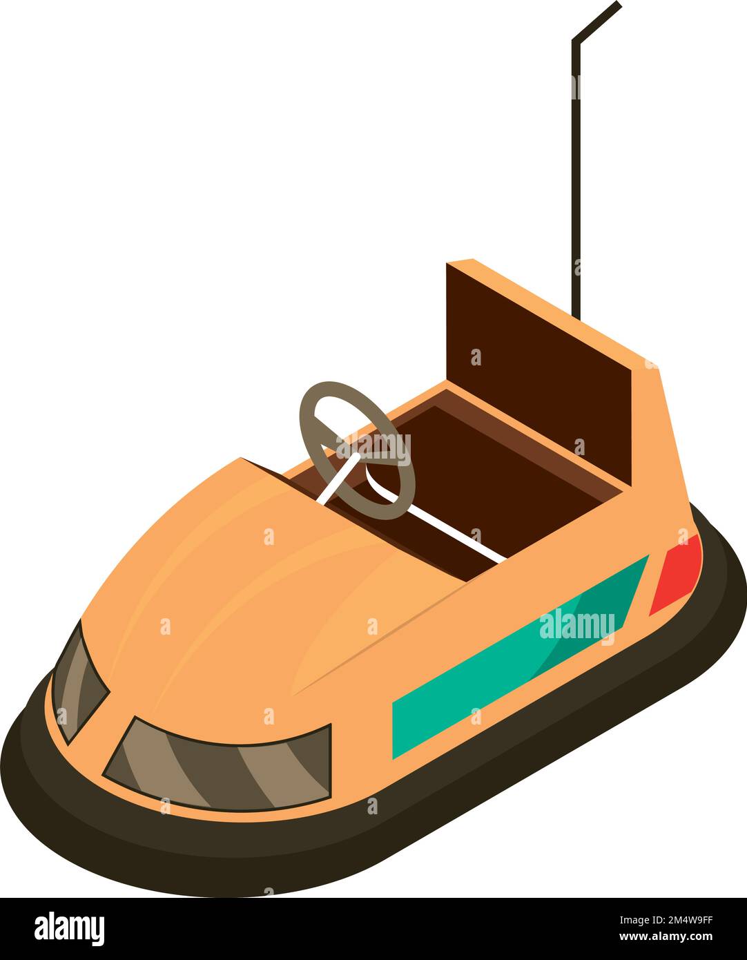 bumper car amusement park Stock Vector Image & Art Alamy