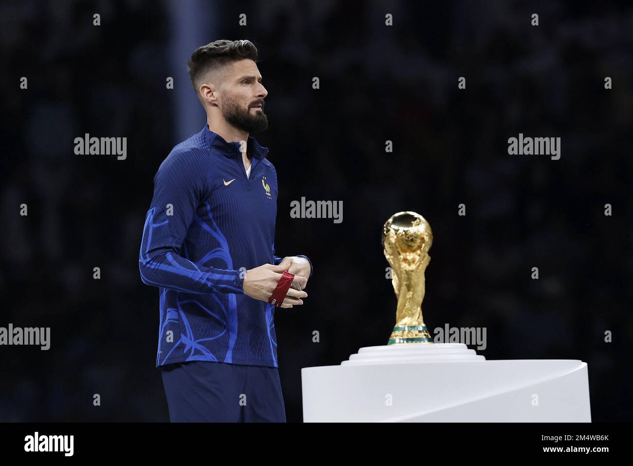 AL DAAYEN - Olivier Giroud of France after the FIFA World Cup Qatar 2022 final match between Argentina and France at Lusail Stadium on December 18, 2022 in Al Daayen, Qatar. AP | Dutch Height | MAURICE OF STONE Stock Photo