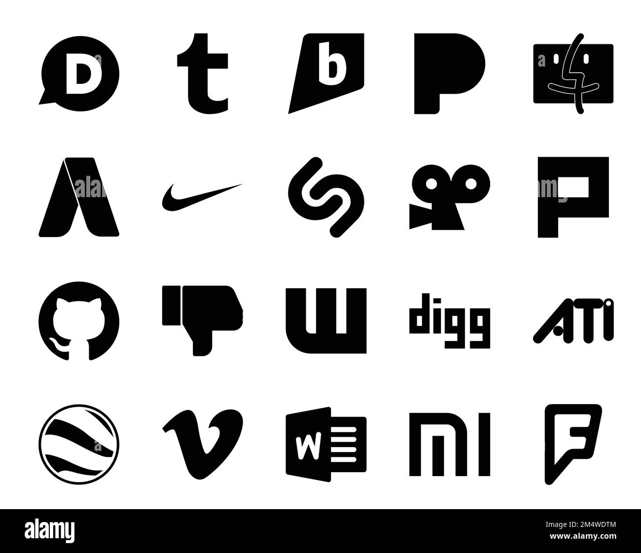 20 Social Media Icon Pack Including video. google earth. viddler. ati