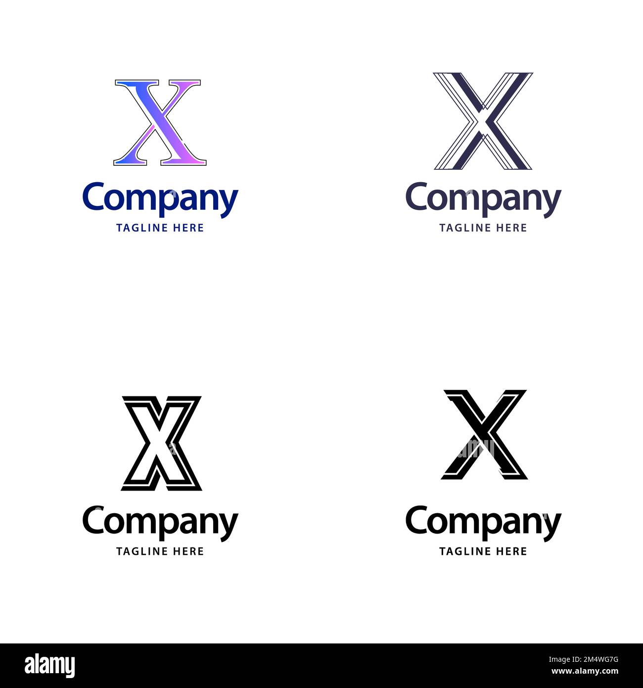 X logos vector vectors Cut Out Stock Images & Pictures Alamy