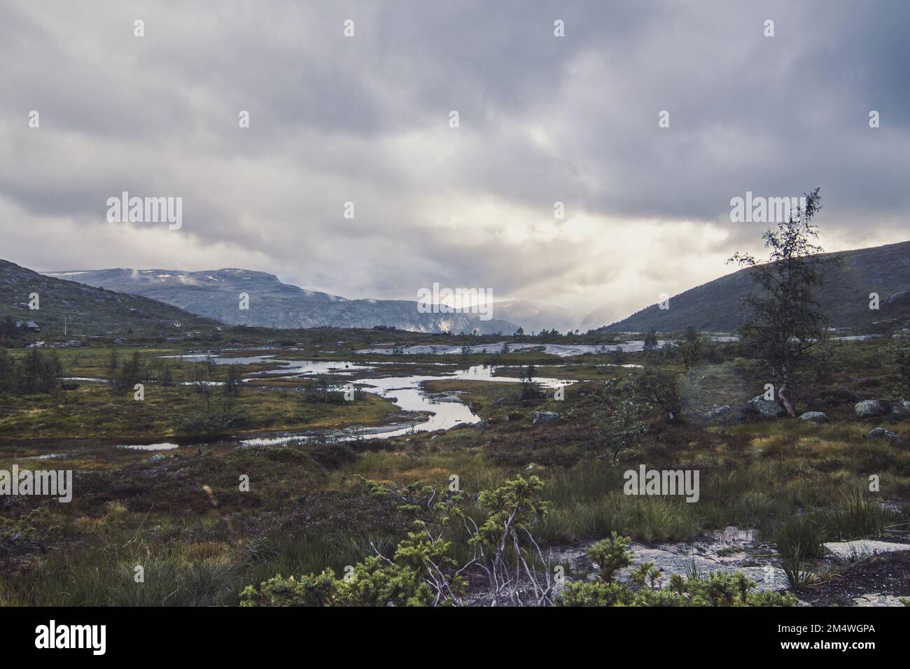 Highland Rivers Winding river at highland landscape photo Stock Photo - Alamy