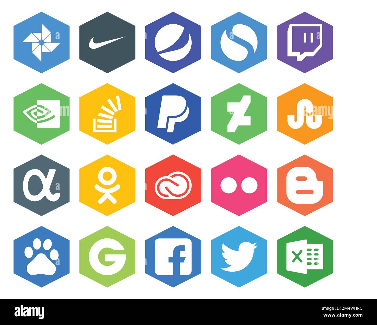 20 Social Media Icon Pack Including adobe. creative cloud. stock