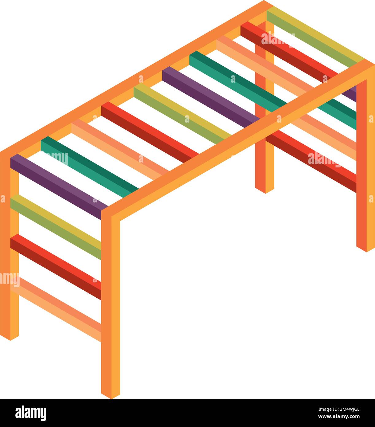 monkey bar playground Stock Vector Image & Art Alamy