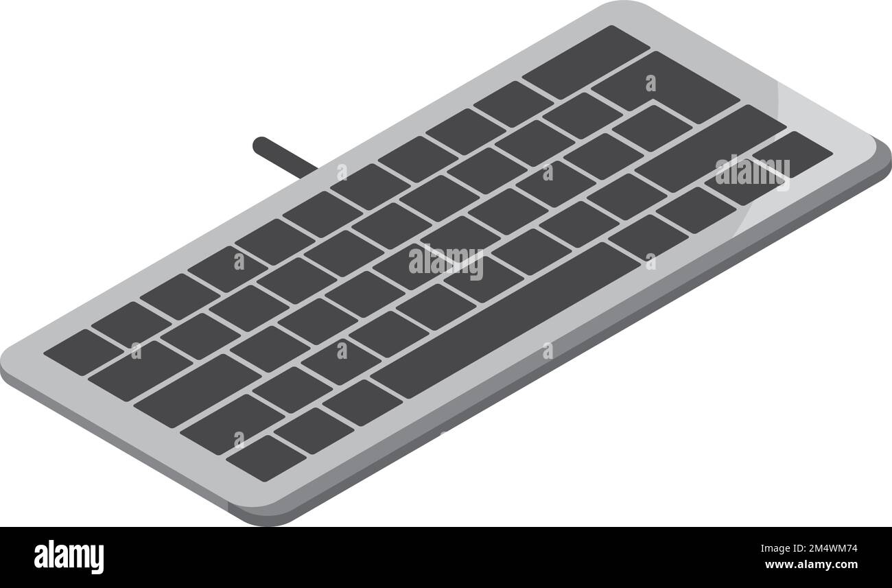keyboard device tech Stock Vector