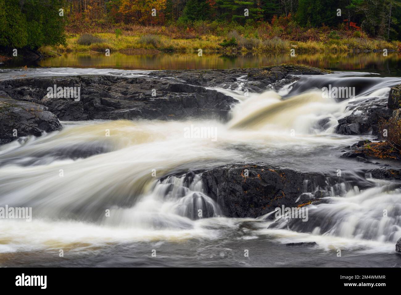 Kennebec Falls, the Serpent River, Serpent River First Nation, Ontario
