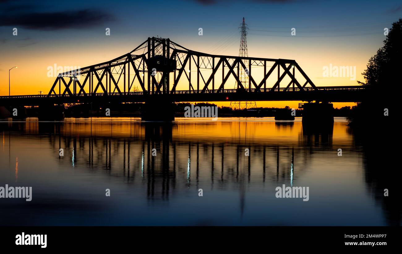 This 109 year old Swing Bridge is located in Little Current, Ontario