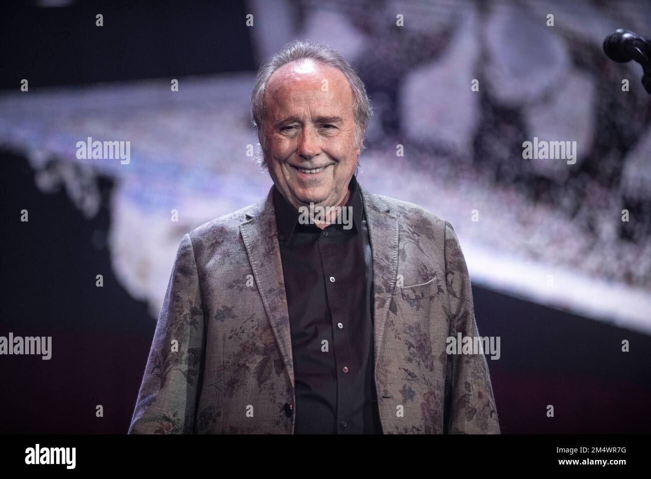 Joan Manuel Serrat performing at Palau Sant Jordi, Barcelona 22 Dic
