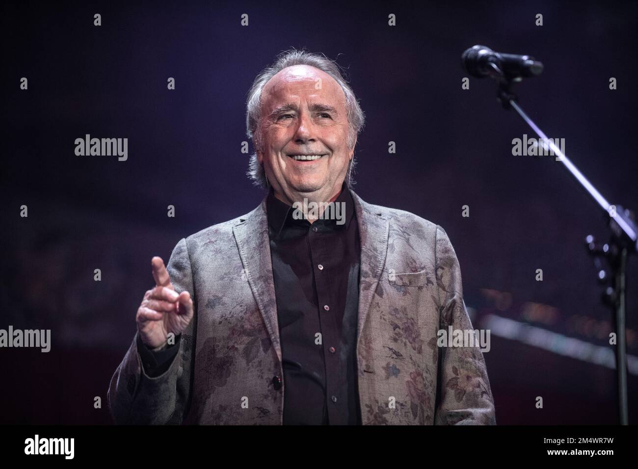Joan Manuel Serrat performing at Palau Sant Jordi, Barcelona 22 Dic