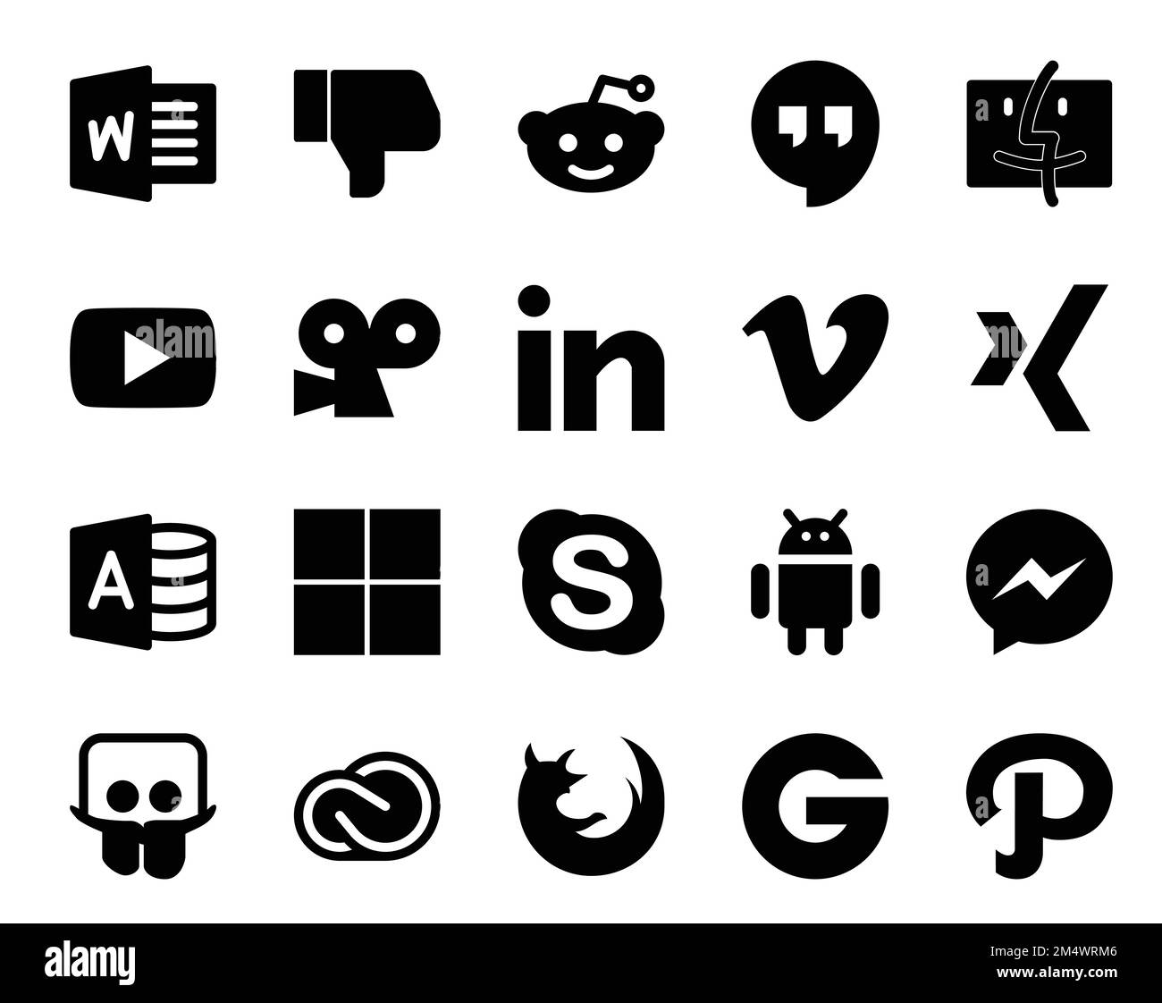 microsoft-word-logo-black-and-white-stock-photos-images-alamy
