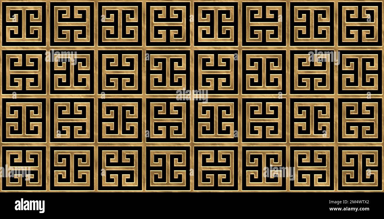 Seamless Golden Checker Or Chessboard Square Pattern Vintage Abstract Gold  Plated Relief On Dark Black Background Modern Elegant Metallic Luxury  Backdrop Maximalist Gilded Wallpaper 3d Rendering Framed Print by N Akkash 