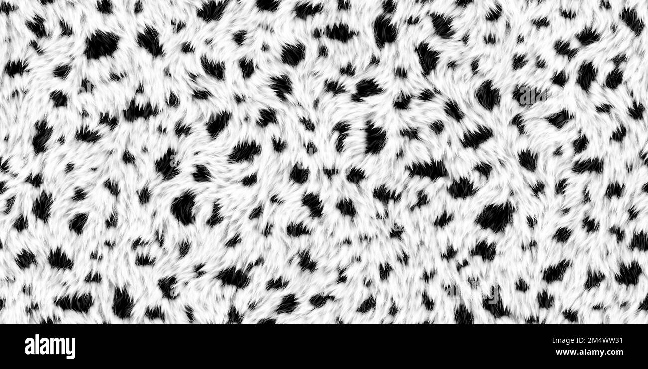 Seamless soft fluffy small cheetah, leopard, dalmatian, cow or calico cat spots pattern