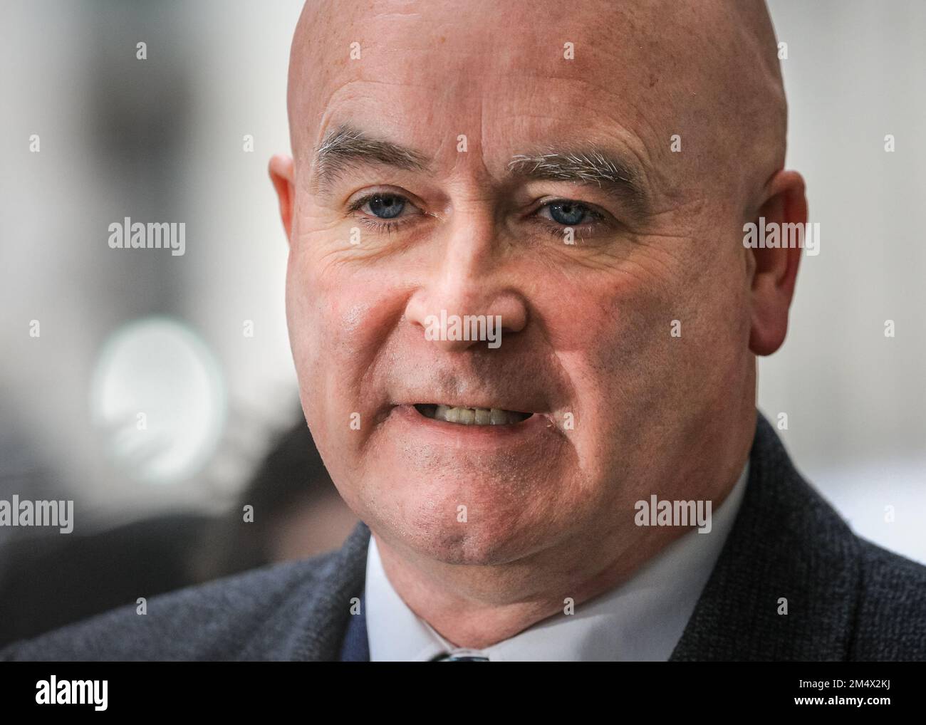 Mick Lynch General Secretary of the National Union of Rail, Maritime