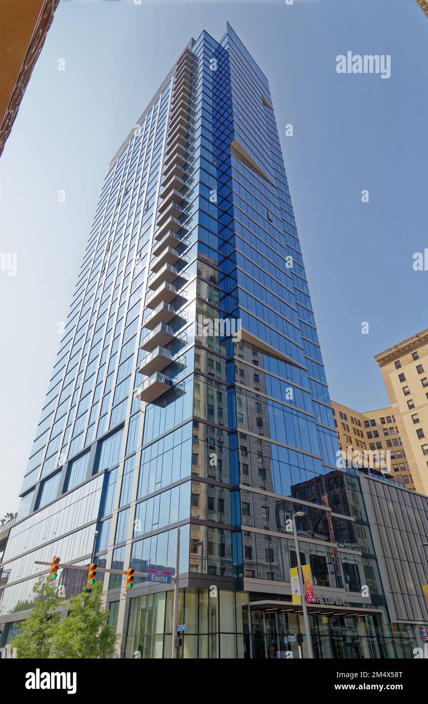 Playhouse Square Foundation built Lumen, a modern glass apartment tower