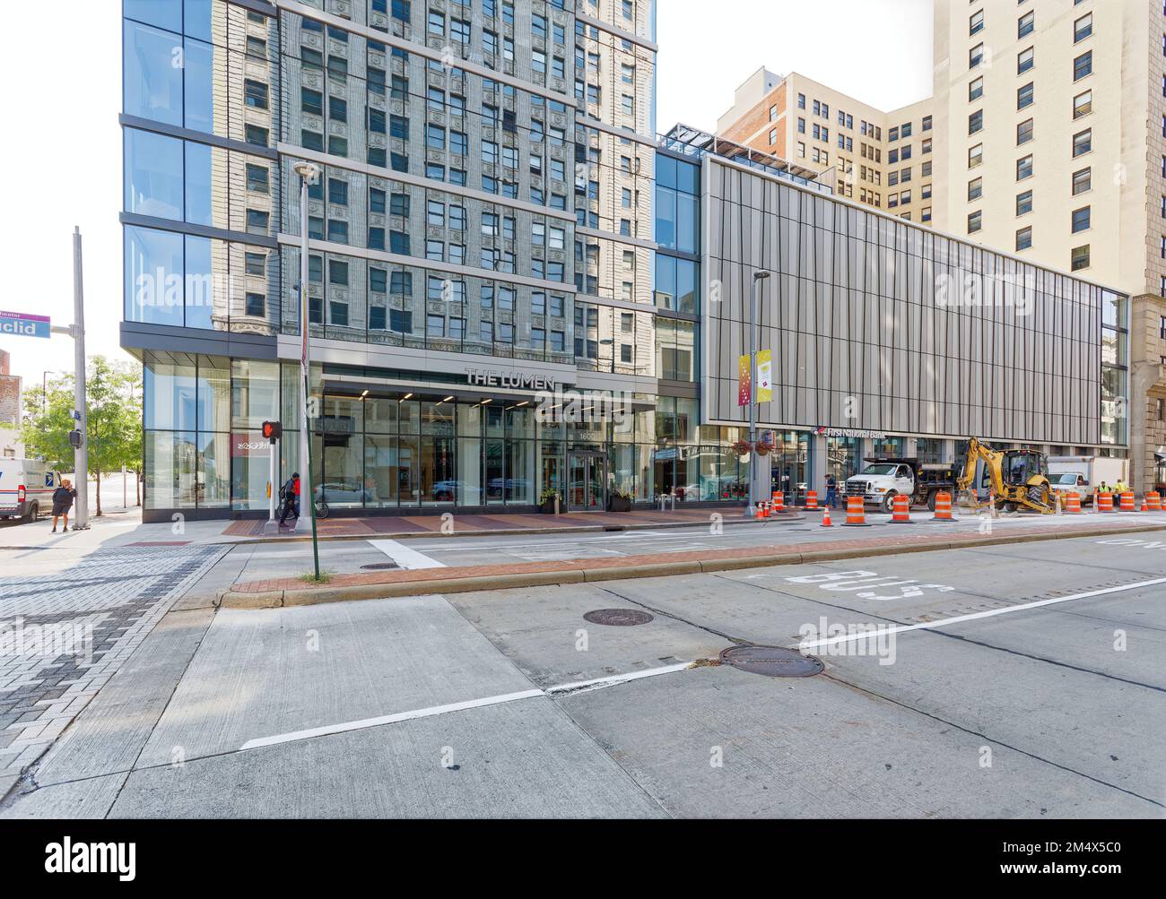 Playhouse Square Foundation built Lumen, a modern glass apartment tower