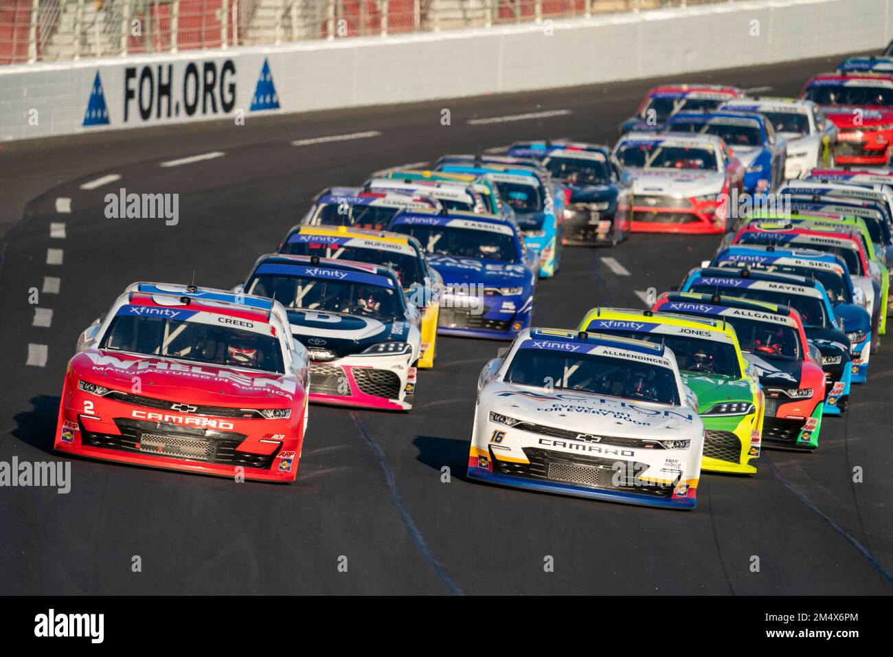 Hampton, GA, USA. 19th Mar, 2022. A J Allmendinger races for position