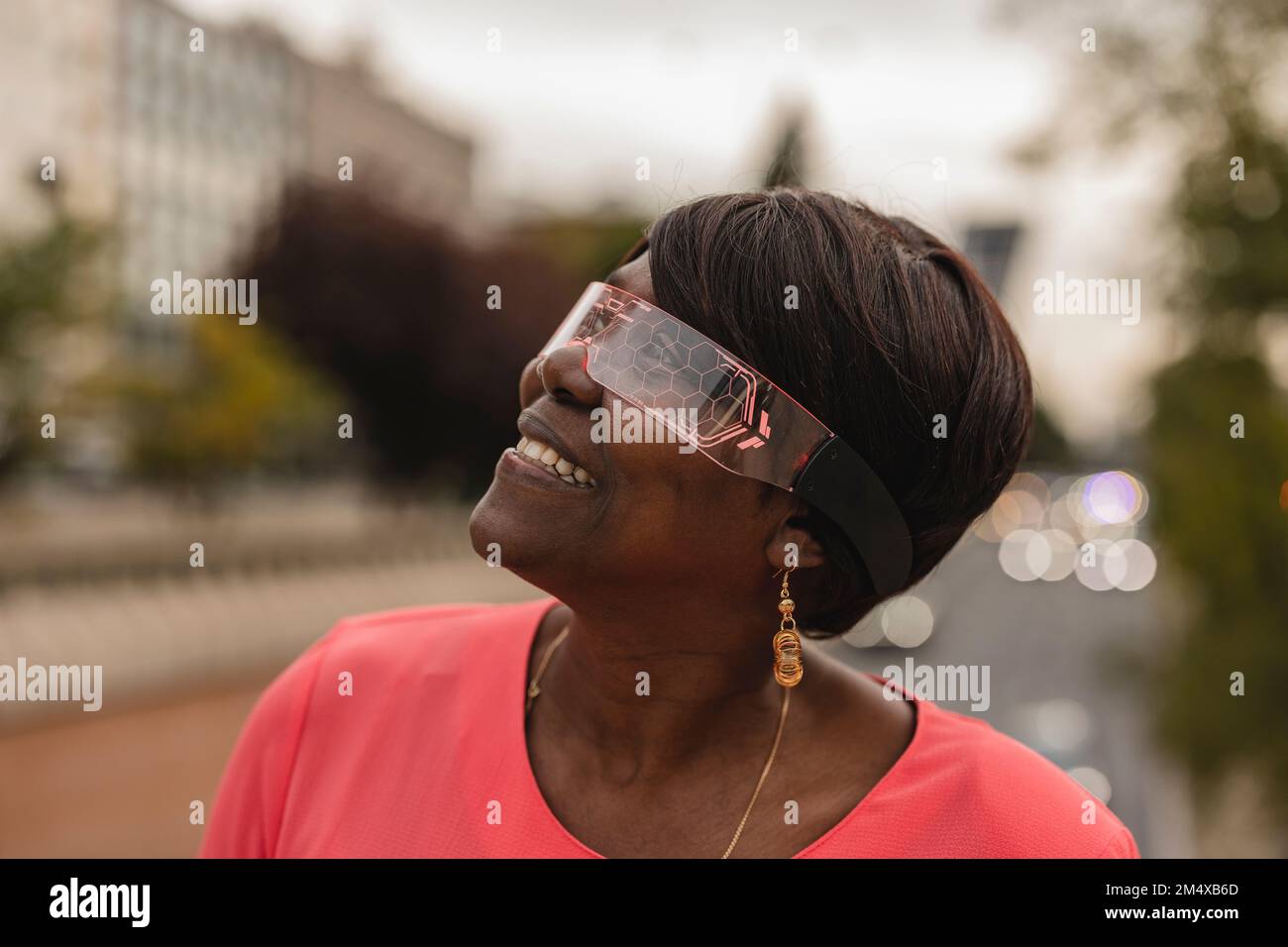 African american senior woman wearing hi-res stock photography and ...