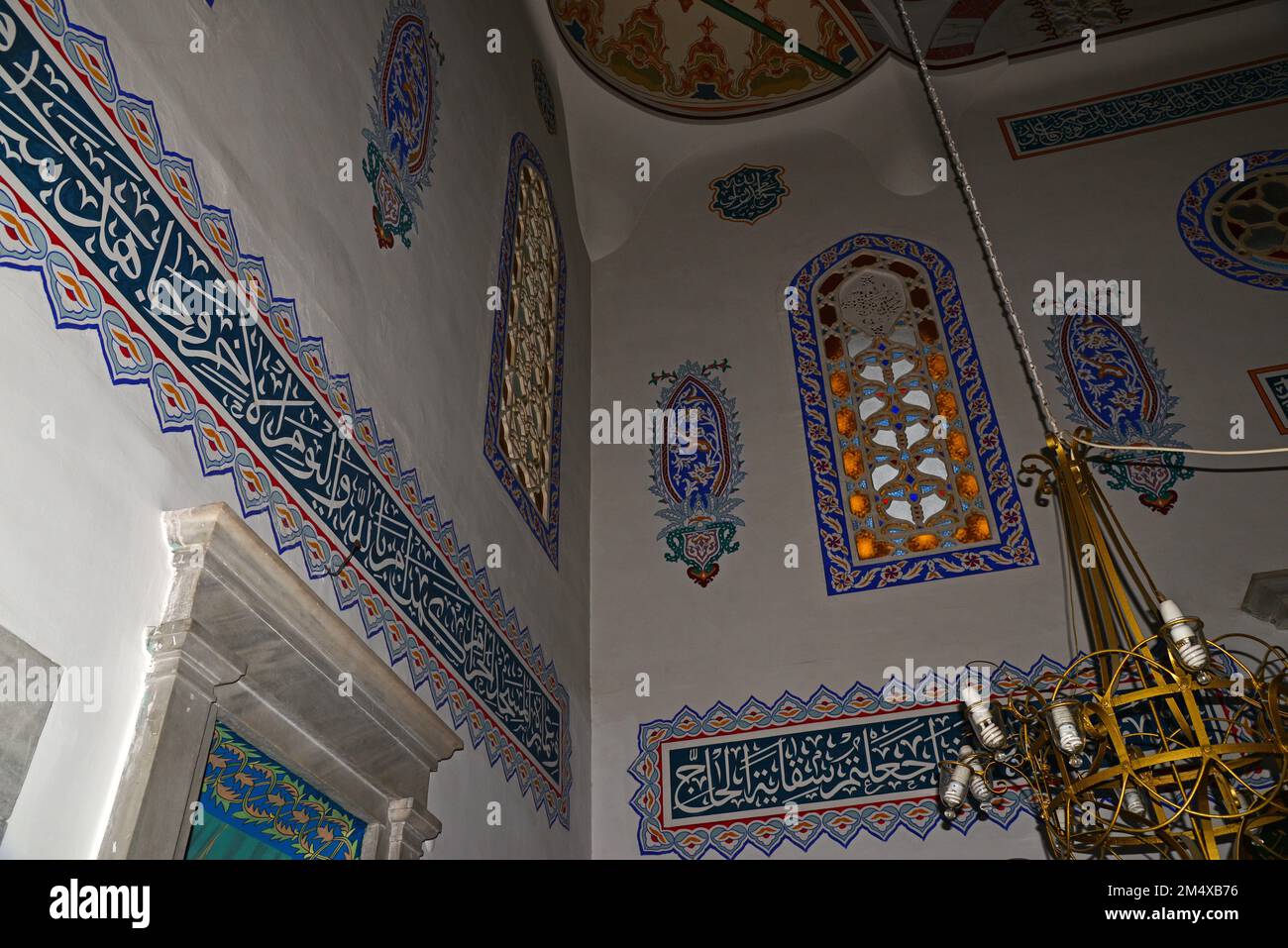 Located in Istanbul, Turkey, the Sepsefa Hatun Mosque was built in 1787. Stock Photo