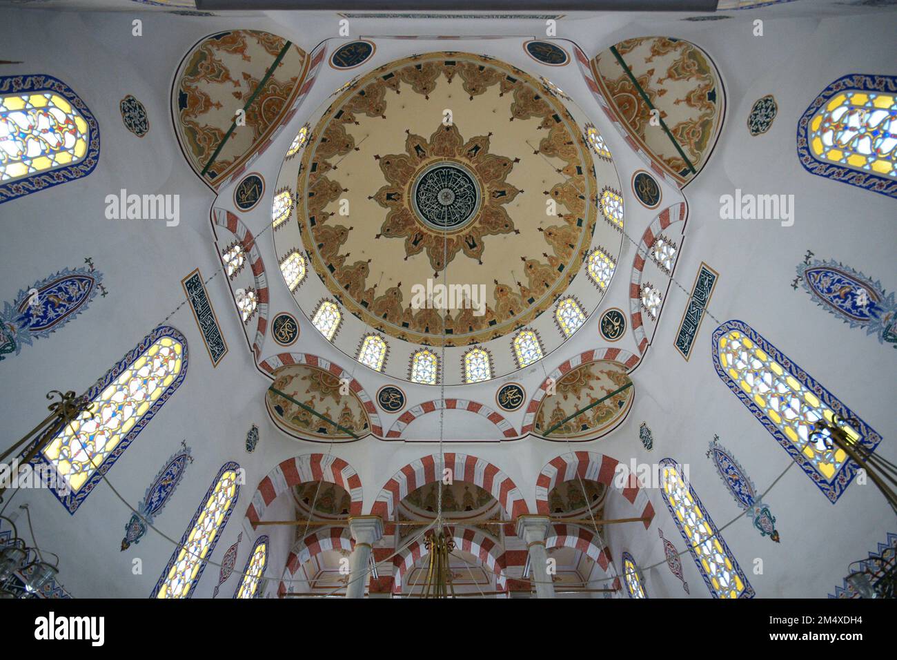 Located in Istanbul, Turkey, the Sepsefa Hatun Mosque was built in 1787. Stock Photo