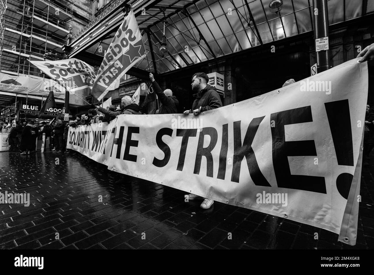 Glasgow Strike Solidarity rally in support of the National Union of
