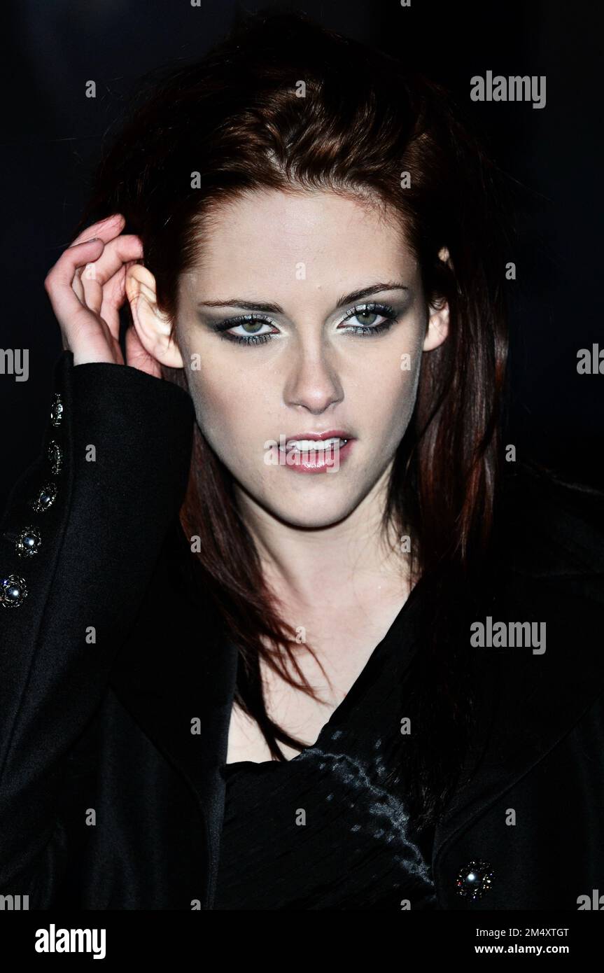 Kristen Stewart, Premiere of Twilight, London. UK Stock Photo