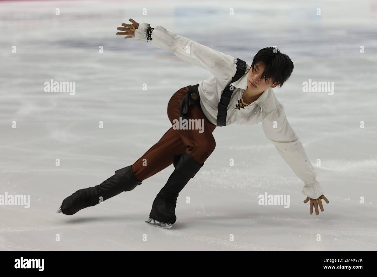 Nozomu Yoshioka (Jpn) during Jr Men Free Skating Grand Prix of Figure