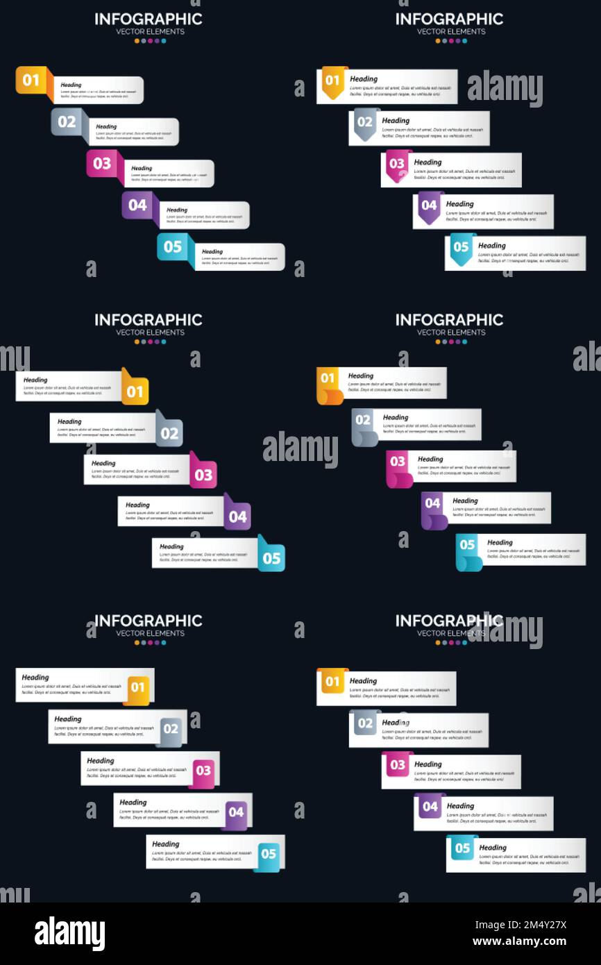 Use vector infographics to highlight key points in your business