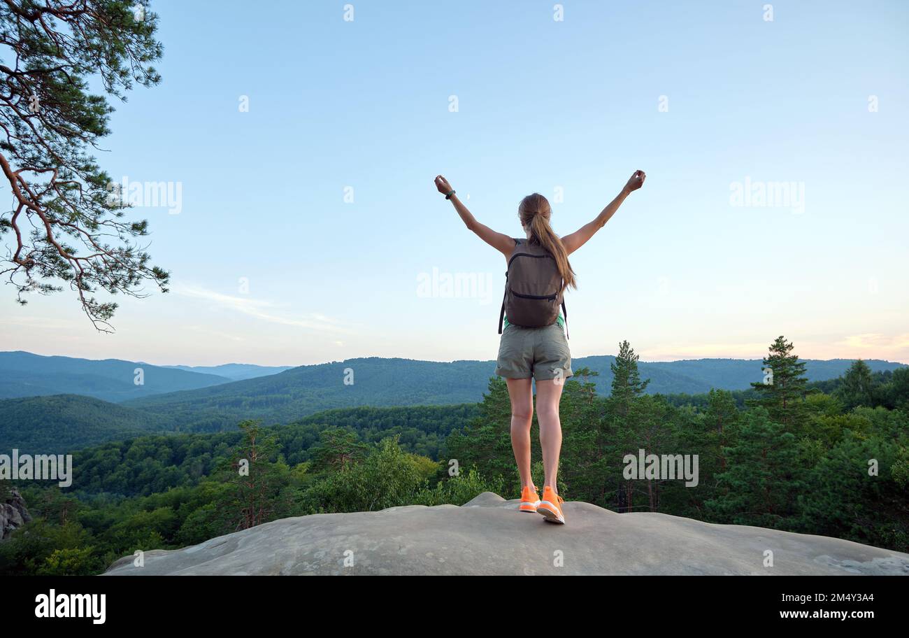 Female arms cliff hi-res stock photography and images - Alamy