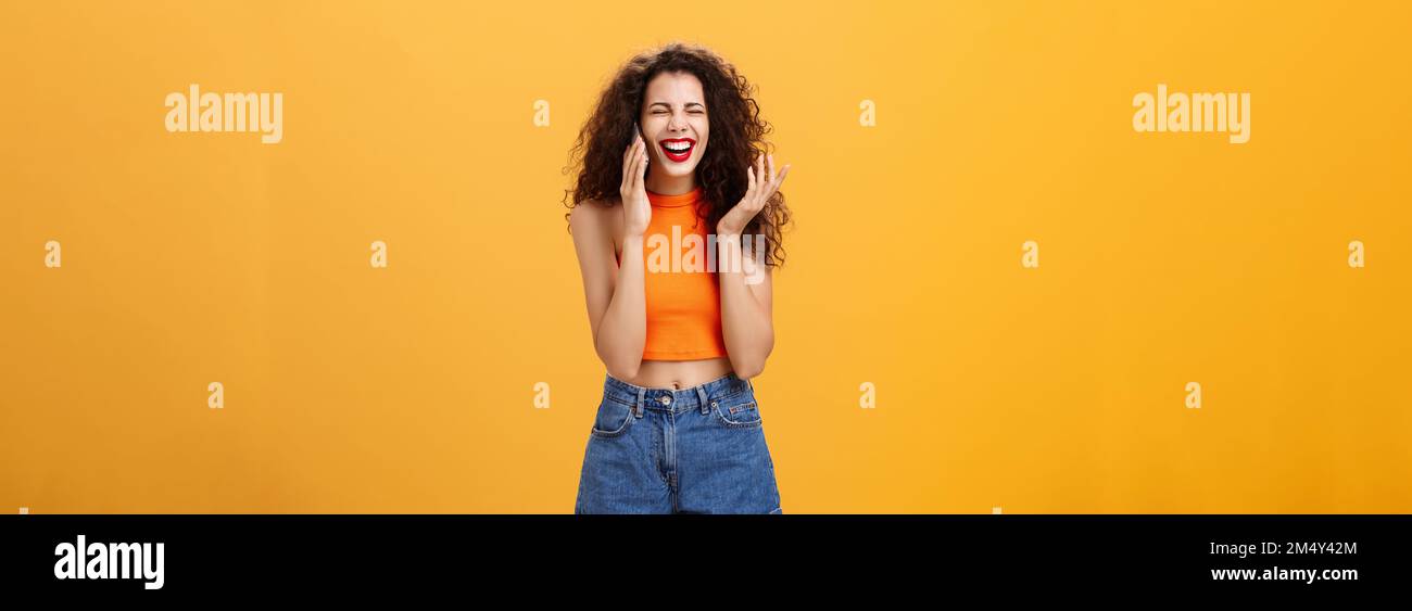 Lady laughing out loud hi-res stock photography and images - Alamy