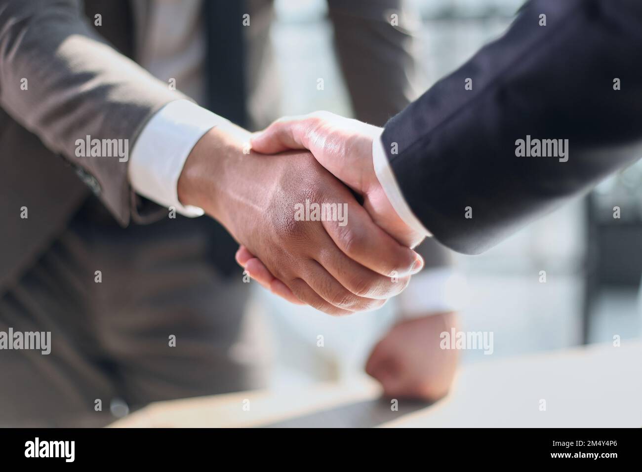 Business handshake women client hi-res stock photography and images - Alamy