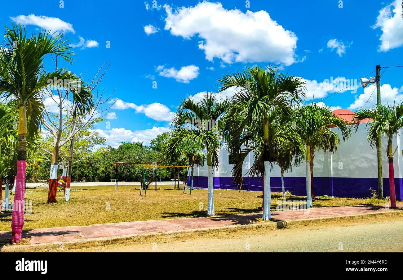 Small village with streets houses churches and public places in ...