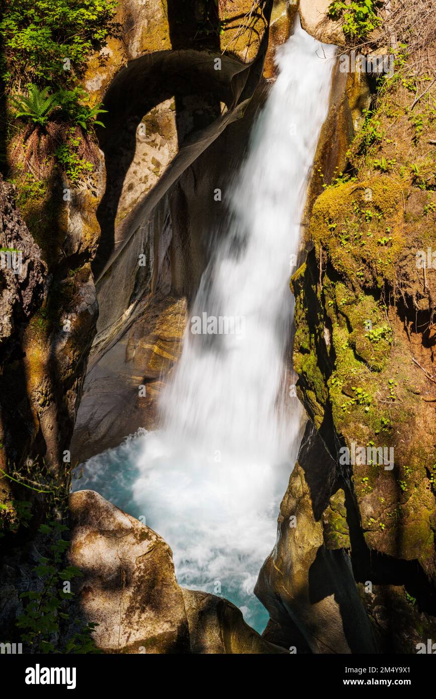 Ladder Creek Falls & Gardens; Dam; Skagit River; Washington state