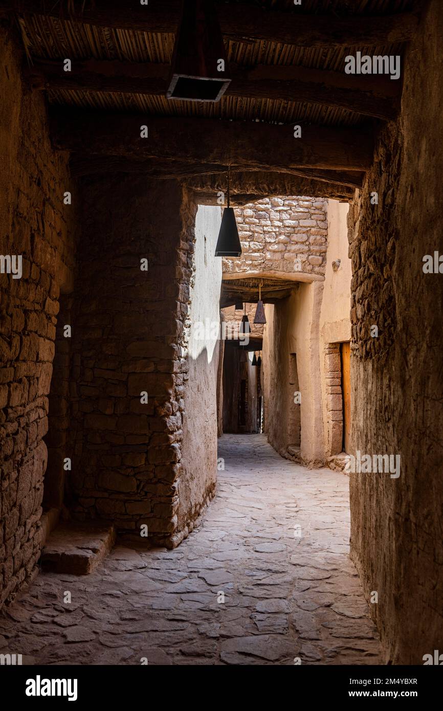 The old town of Al Ula, Kingdom of Saudi Arabia Stock Photo