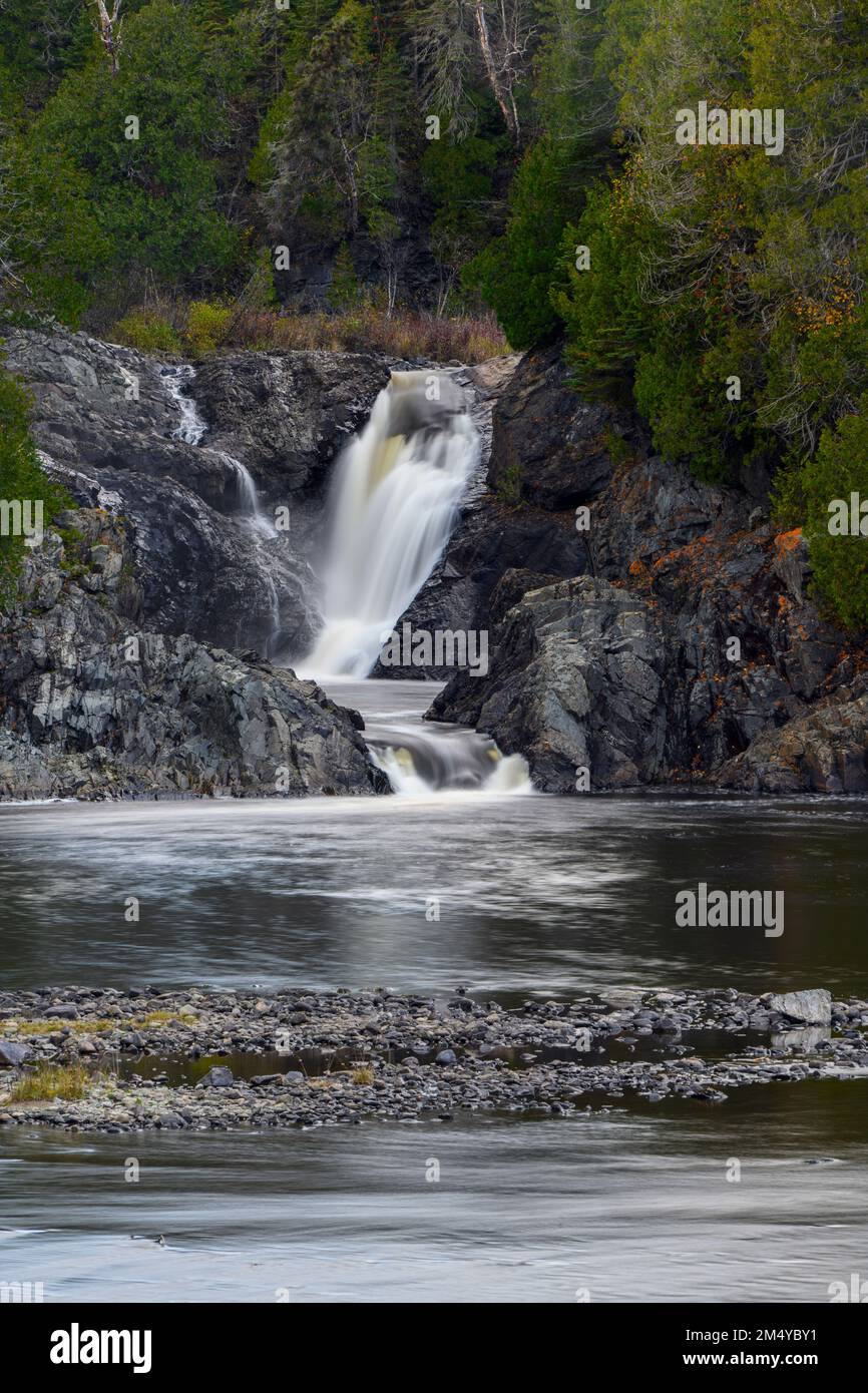 Silver Falls, Wawa, Ontario, Canada Stock Photo Alamy