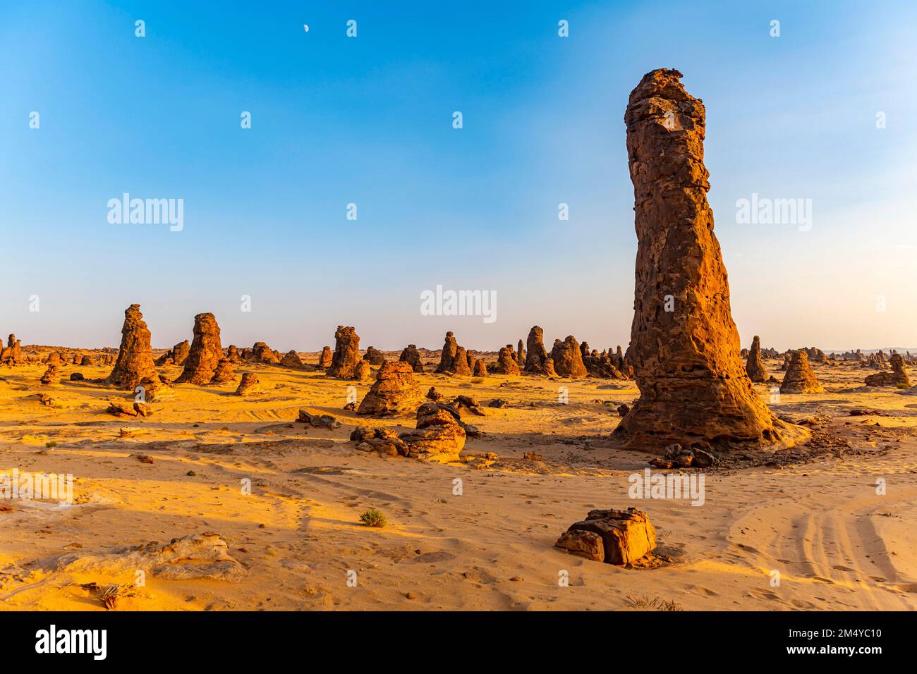 Algharameel rock formations, Al Ula, Kingdom of Saudi Arabia Stock Photo