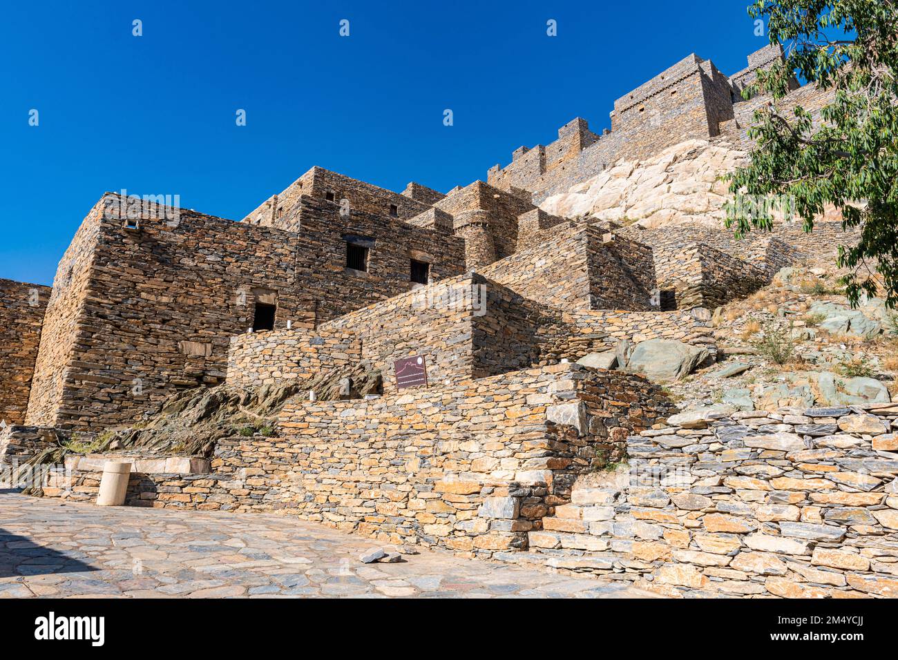 Zee Al-Ayn historic mountain village, Kingdom of Saudi Arabia Stock Photo