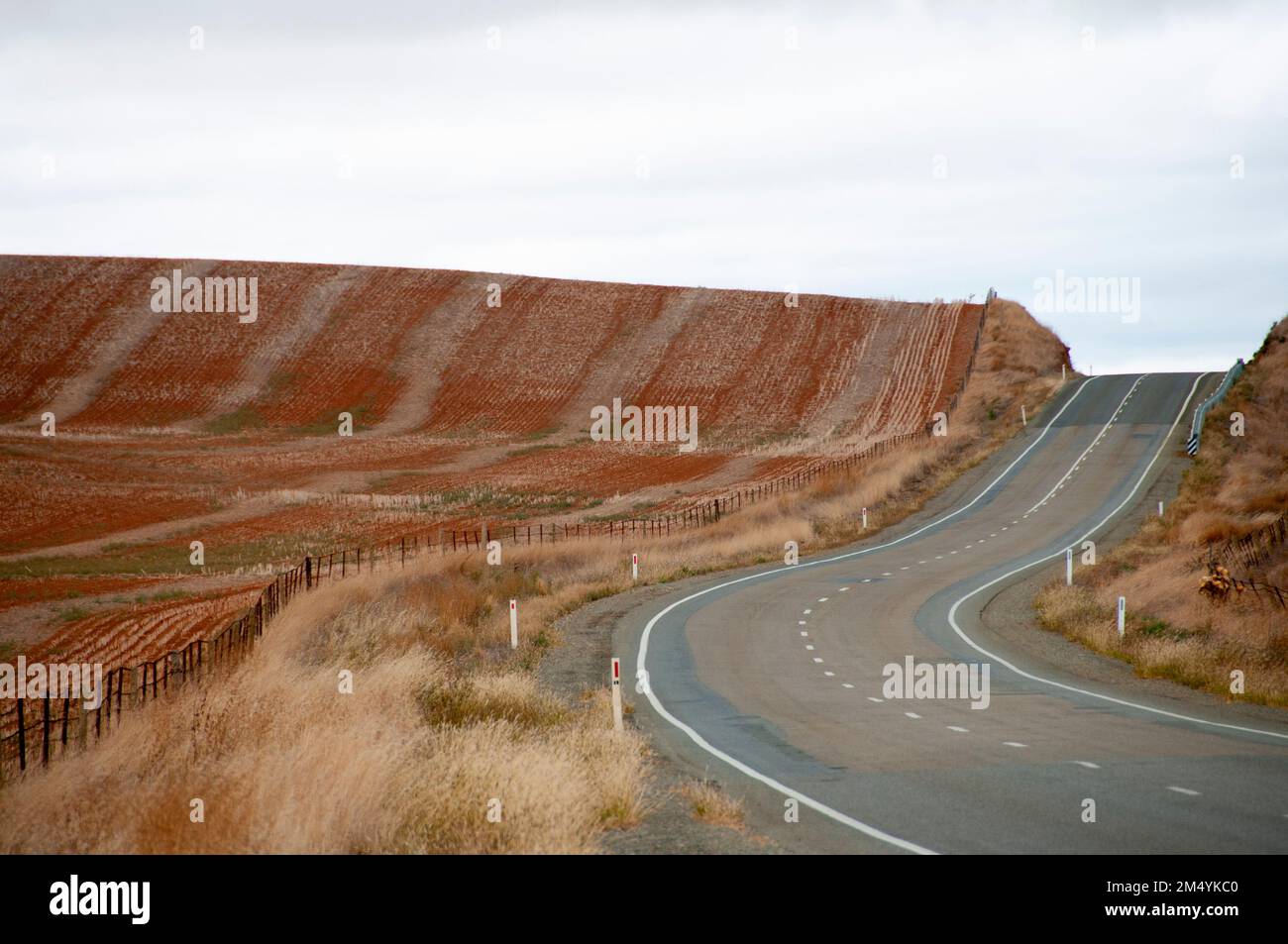 RM Williams Highway - South Australia Stock Photo