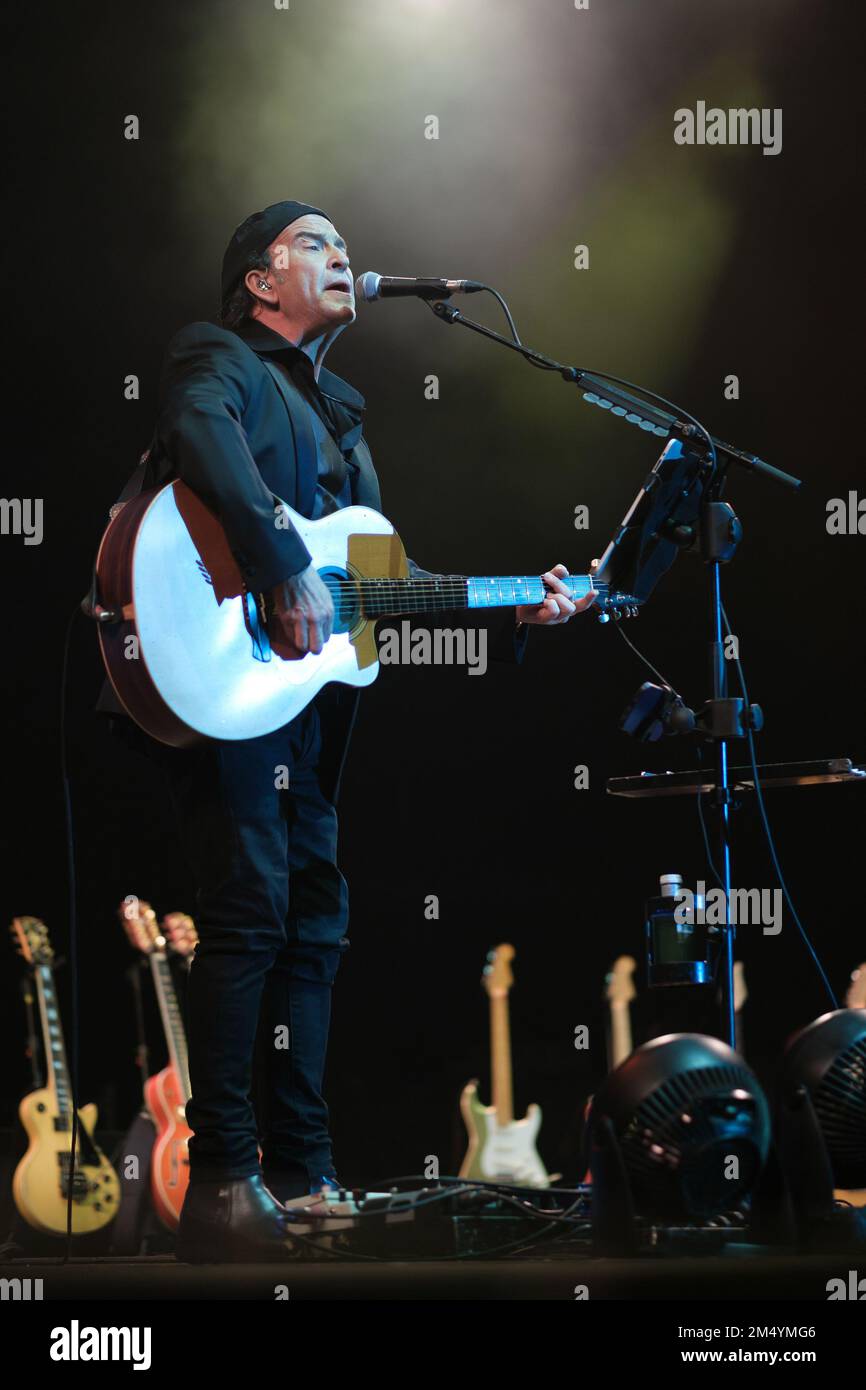 Madrid, Spain. 23rd Dec, 2022. Singer of the group Los Secretos, Javier ...