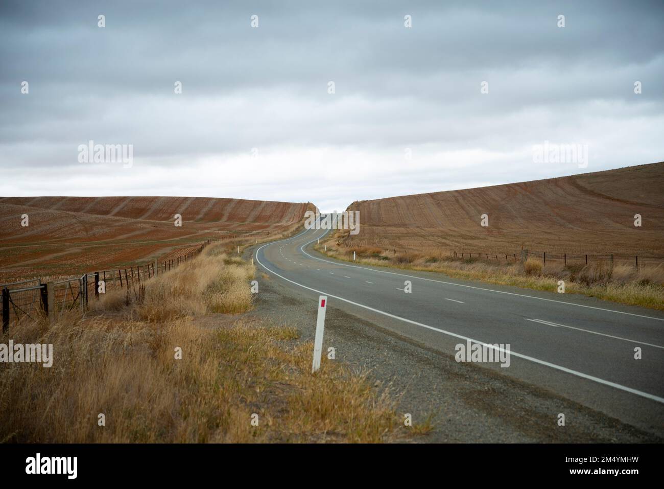 RM Williams Highway - South Australia Stock Photo