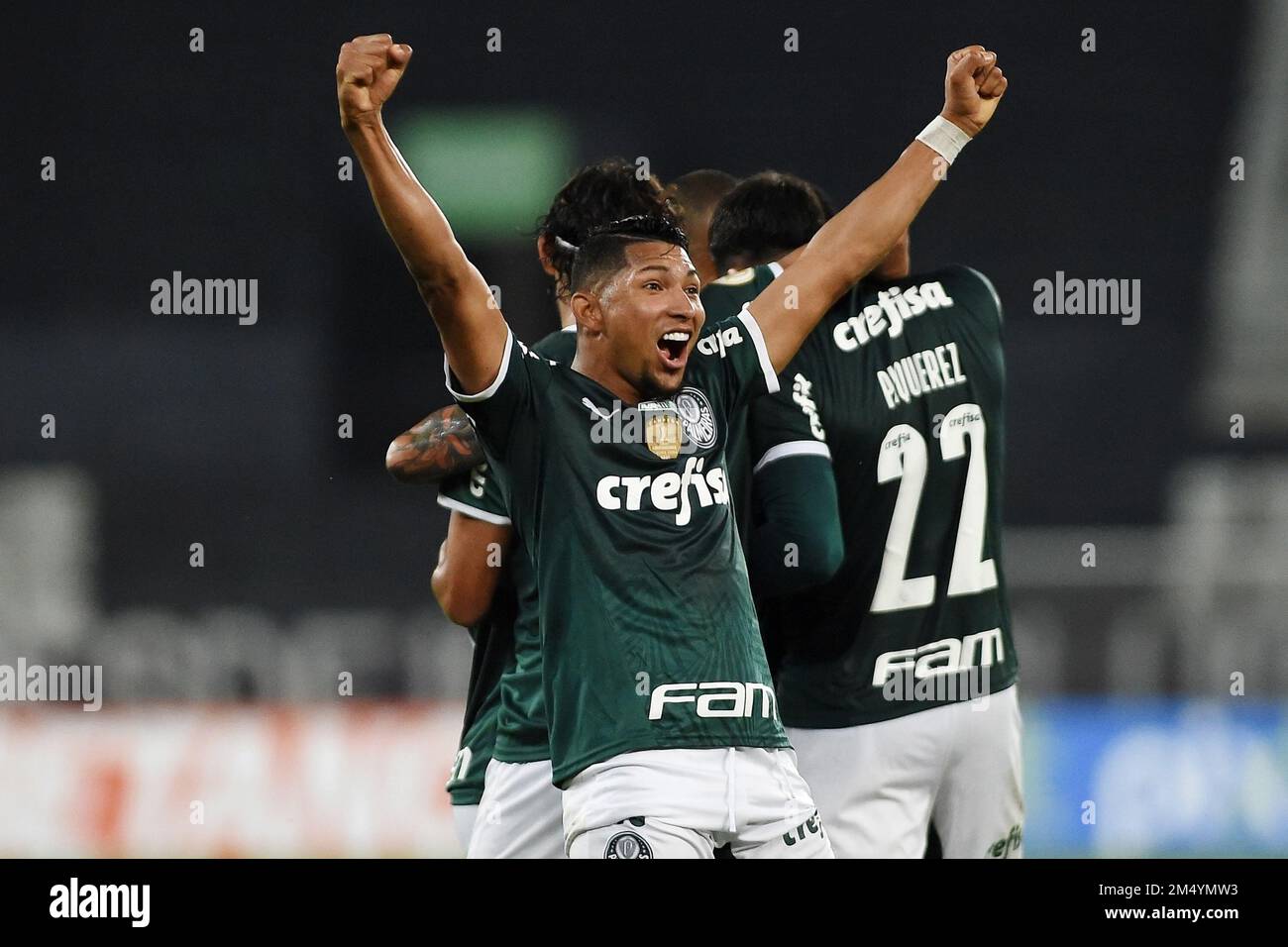 Abel Ferreira head coach of Palmeiras gestures during a match between  News Photo - Getty Images