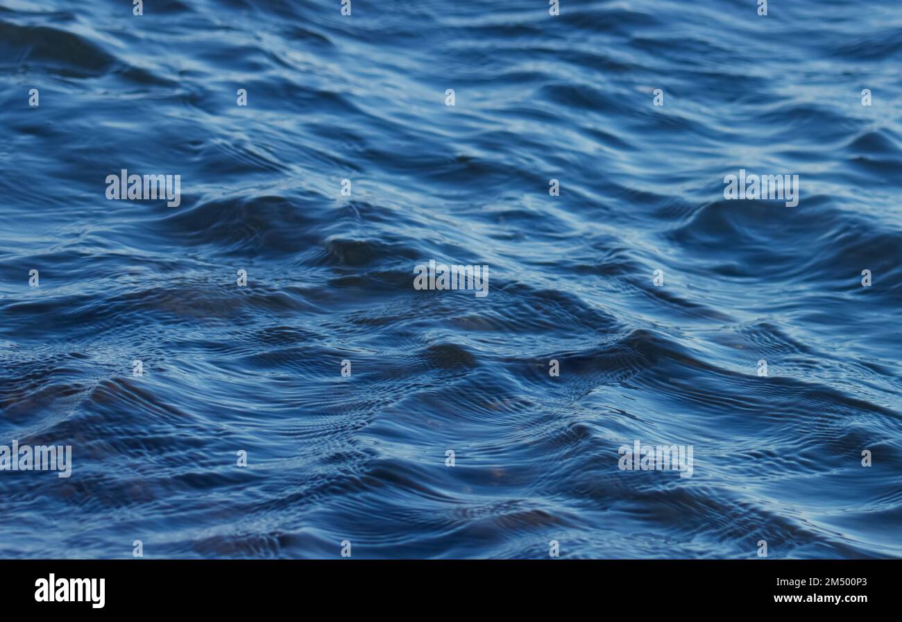 Blue water surface background texture pattern Stock Photo - Alamy