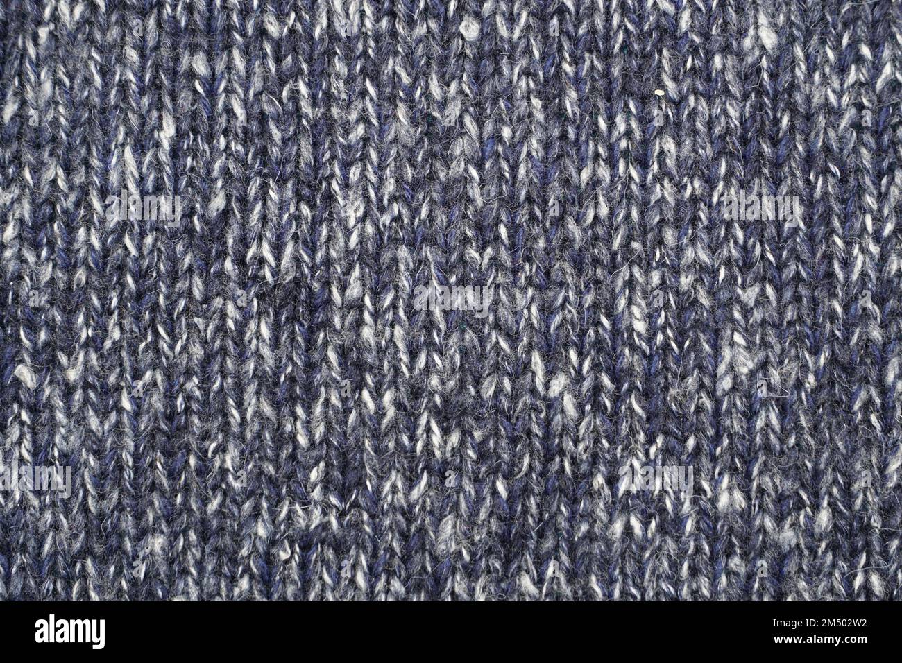 Blue knitted fabric cloth texture abstract background Stock Photo - Alamy