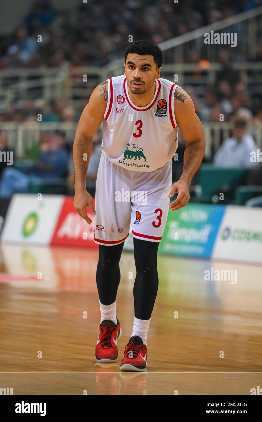 3 NAZ MITROULONG of EA7 Emporio Armani Milano during the Euroleague