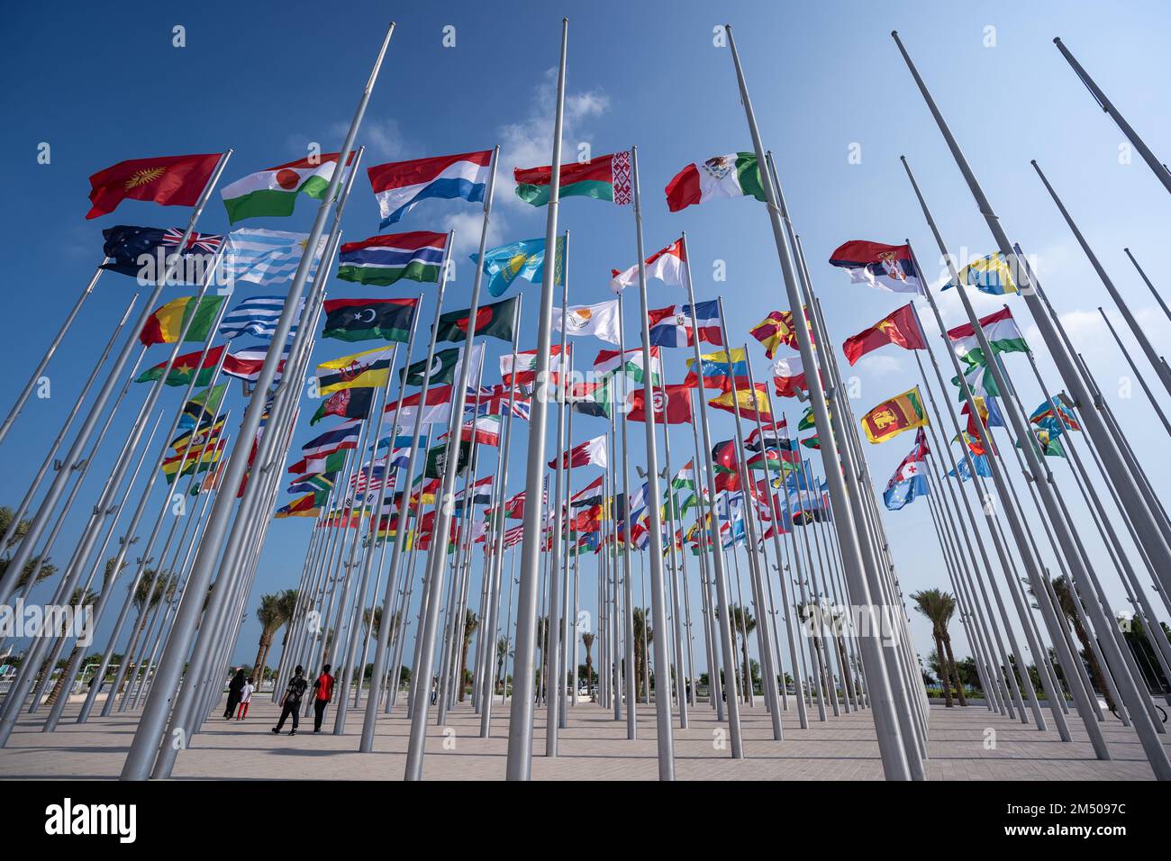 Various flags of the world Stock Photo