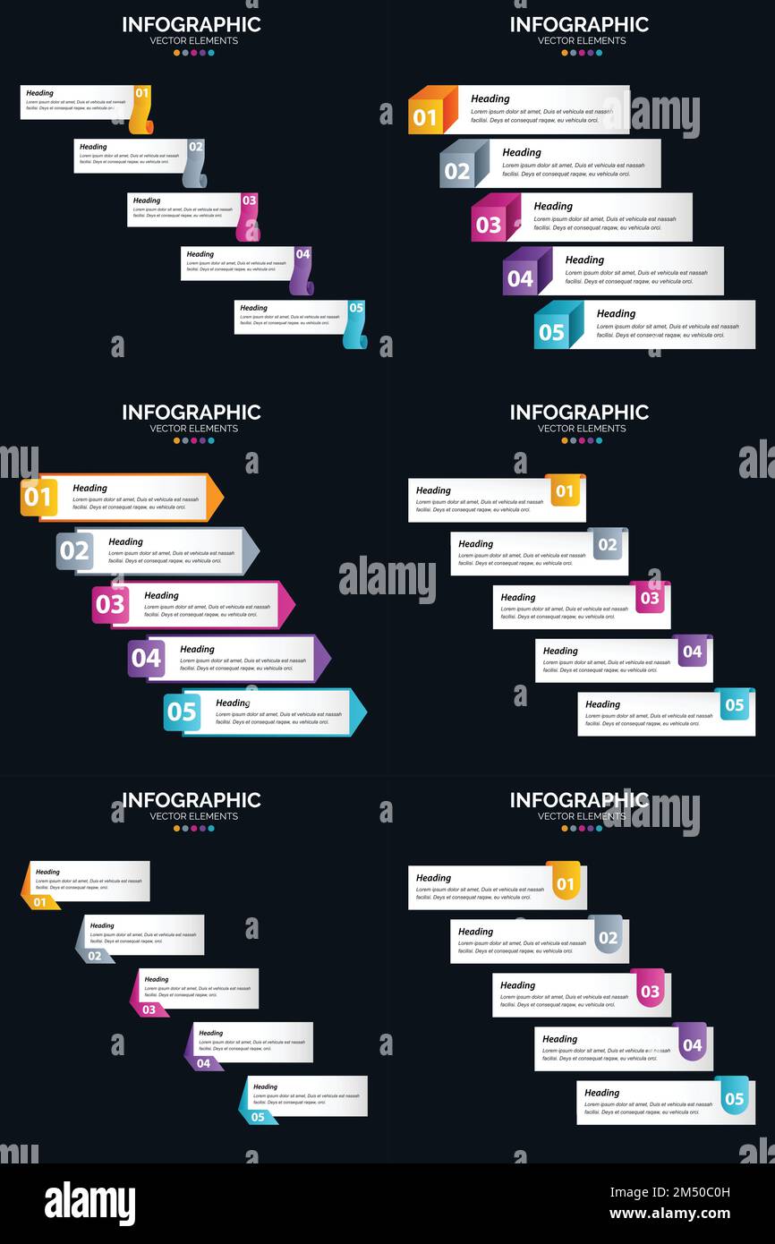Use vector infographics to highlight key points in your business