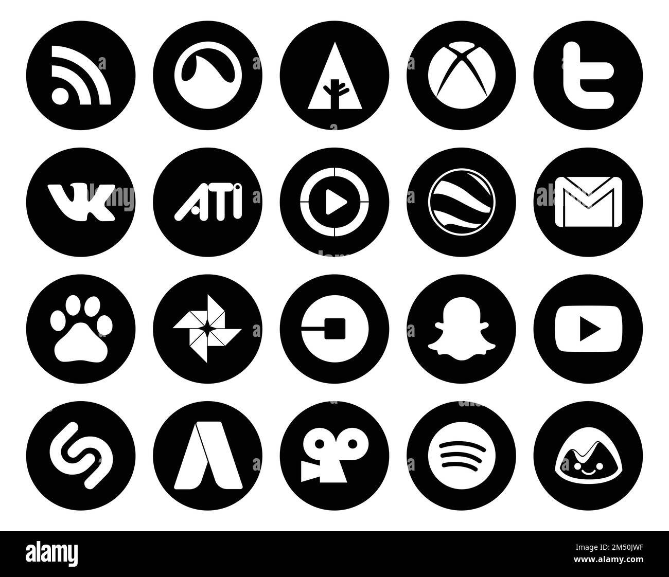 20 Social Media Icon Pack Including car. photo. windows media player ...
