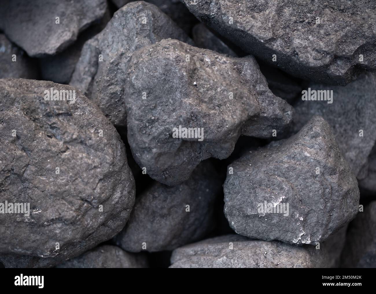 Abstract Background Texture Of Coal, An Irresponsible Fossil Fuel Stock Photo