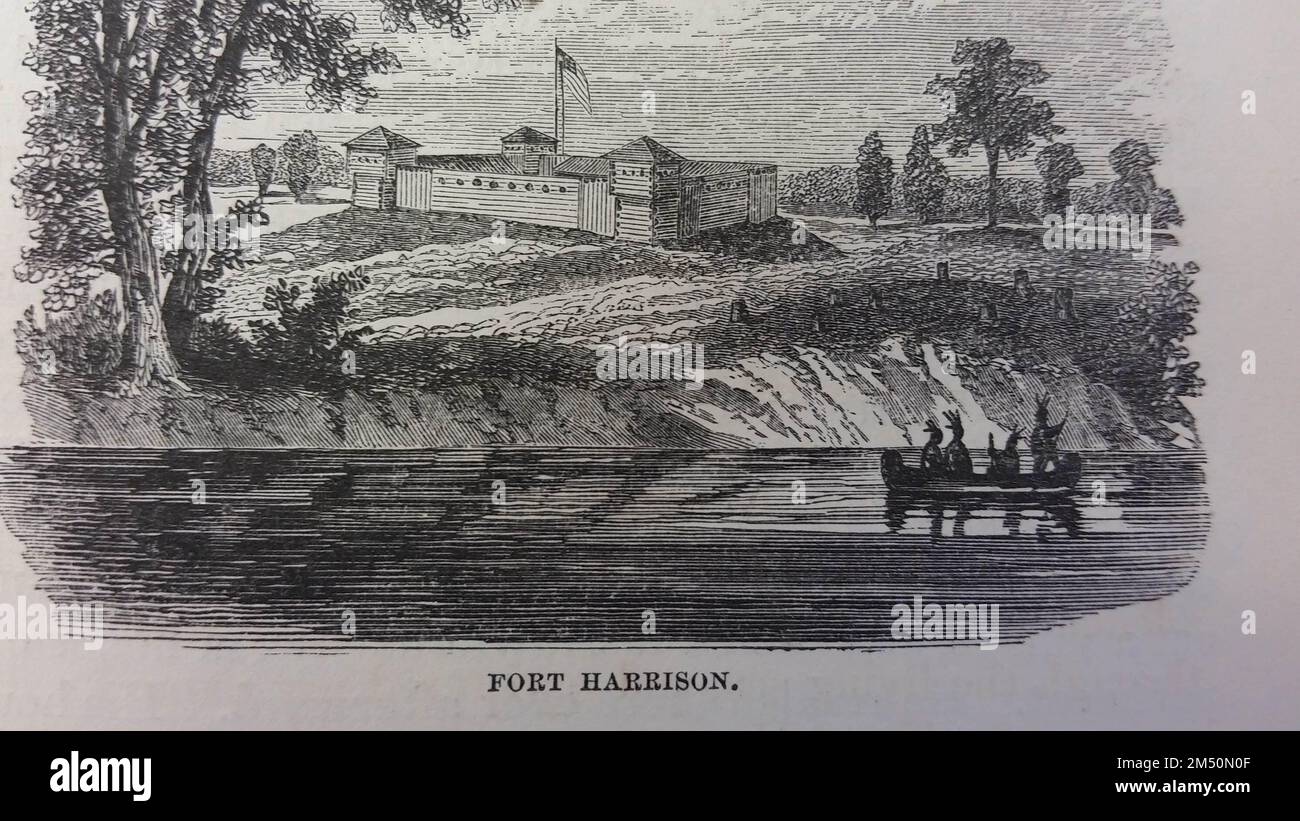 Siege of Fort Harrison Stock Photo Alamy
